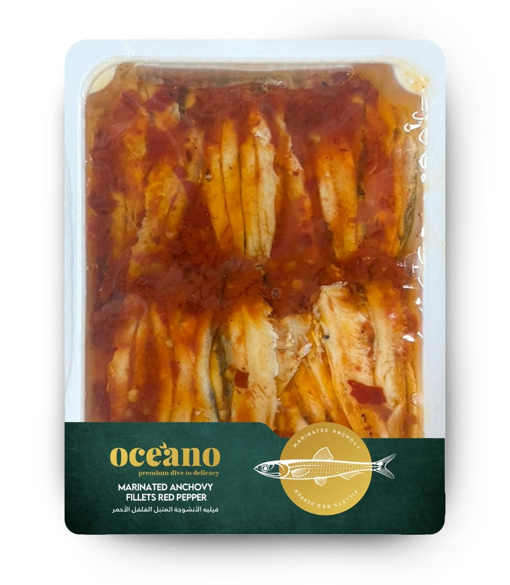 Marinated Anchovy Fillets Red Pepper